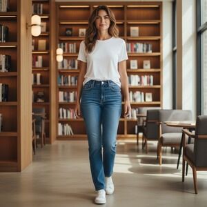 Angels Womens Low Rise Skinny Jeans Dark Wash Embellished Waist Size 11 Y2K Boho